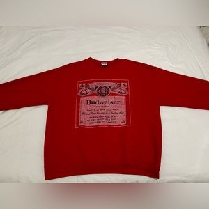 Urban Outfitters Junkfood oversized Budweiser Hoodie